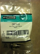 NEW PANDUIT PAN-NET CMFBAIG MINI-COM F-TYPE COUPLER MODULE $5 MAX SHIP