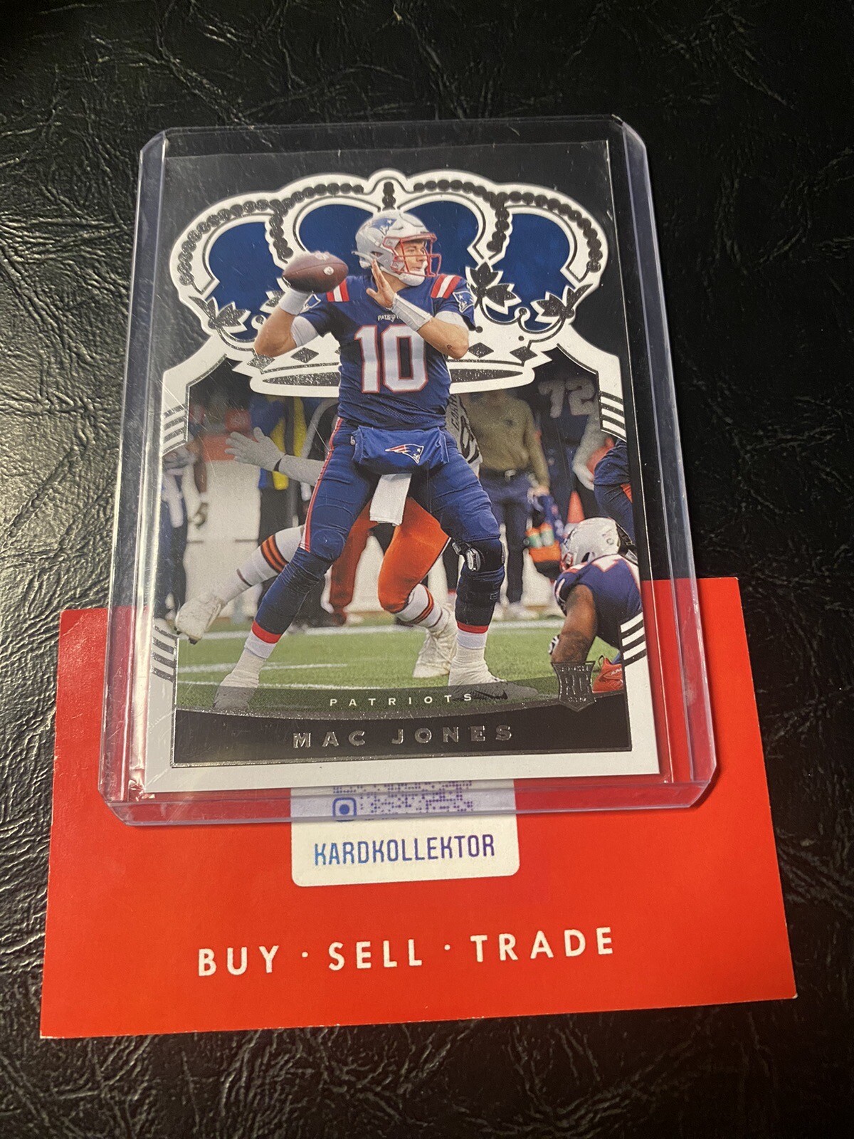 2021 Mac Jones Chronicles Crown Royale Rookie Die Cut CR-5