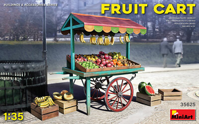 MINIART MODELS	1/35 Fruit Cart w/Wooden Crates MIA35625
