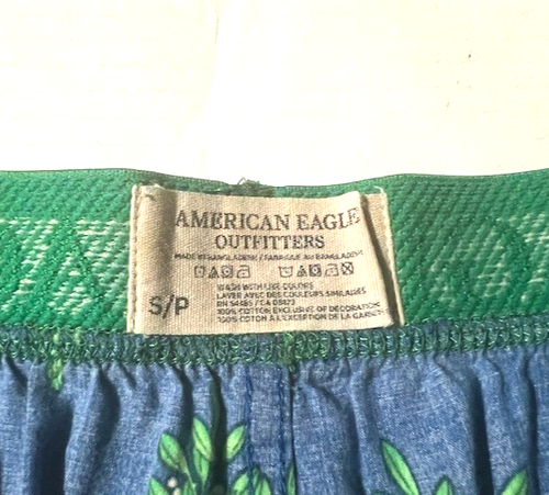 Vtg AMERICAN EAGLE AE Mens "Hung Low" Cotton Boxer Shorts sz S Underwear - Picture 5 of 9