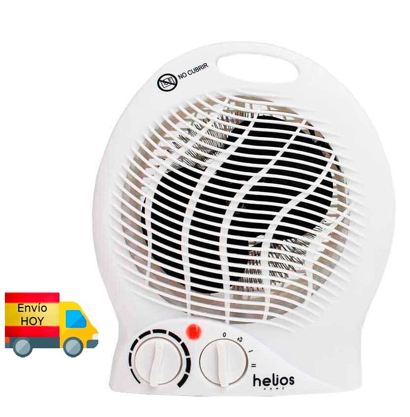 CALEFACTOR ELECTRICO ESTUFA AIRE 1000 / 2000W Baño VENTILADOR ASA COMPACTO MINI