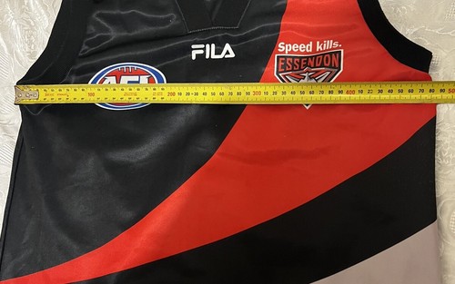 Essendon FILA Jumper Training MEDIUM Vintage 2000 Premiers Rare Jersey Guernsey - Picture 9 of 22