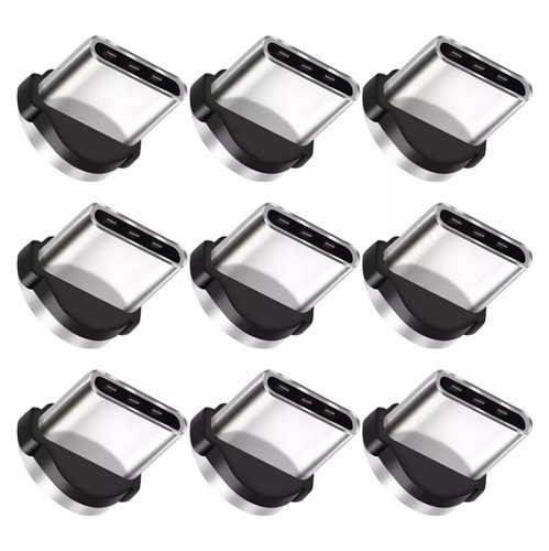 9 Pcs Magnetic Charging Tips Cable Converter USB Type-c Adapter Connector - Zdjęcie 3 z 9