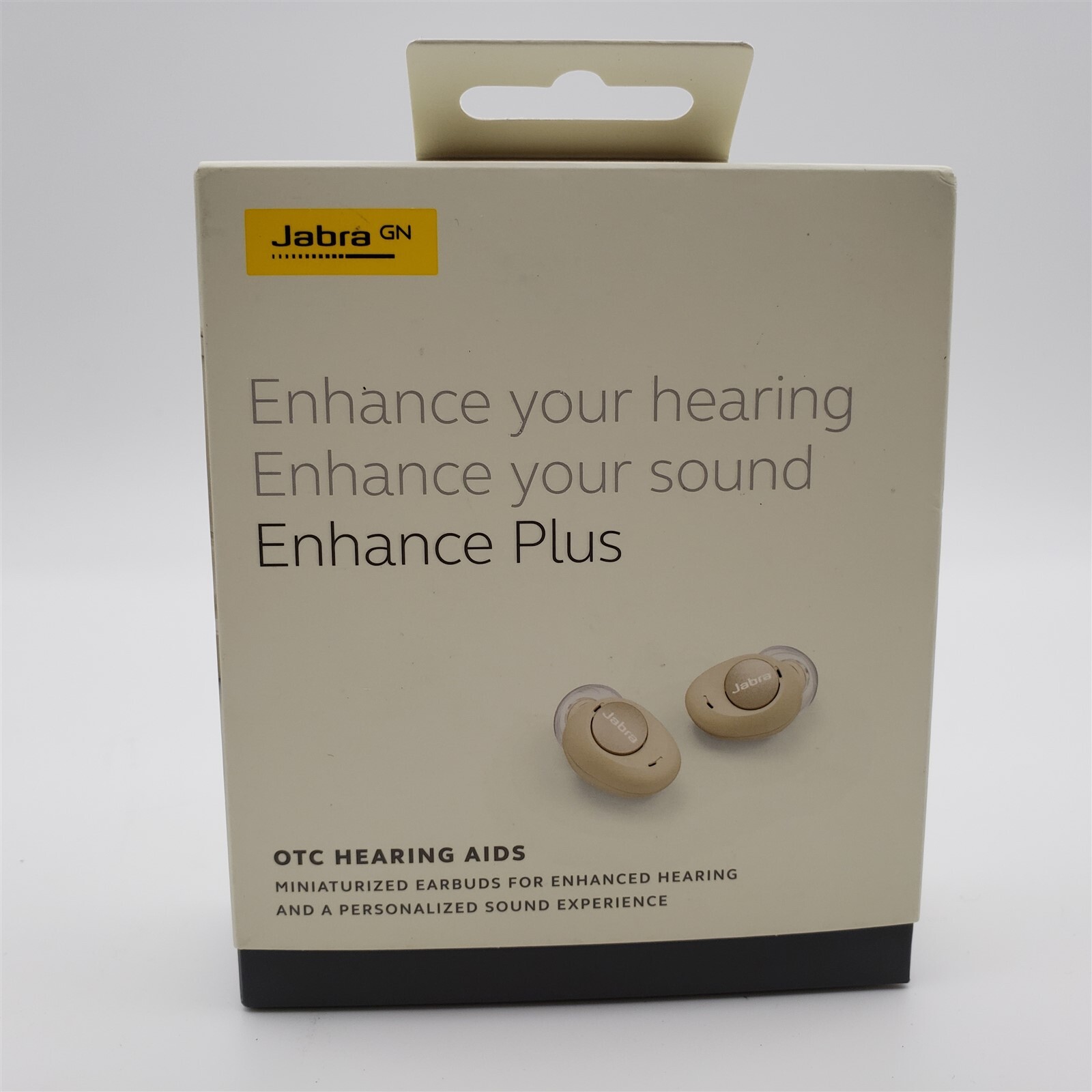 Jabra Enhance Plus SelfFitting OTC Rechargeable Hearing Aids Gold