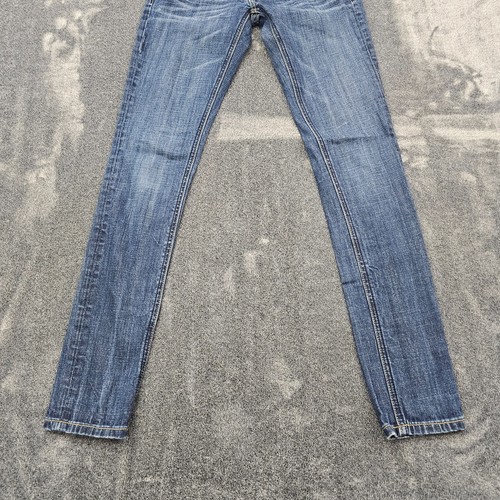 Vigoss Studio Jeans womens size Size o The Brooklyn Skinny Blue Denim low rise - Picture 3 of 16