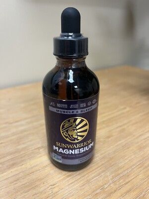 Sunwarrior Magnesium-Natural Ionic Liquid Supplement -4 Fl Oz Exp 11/27
