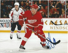 Detroit Red Wings Justin Abdelkader Signed Autographed 8x10 COA