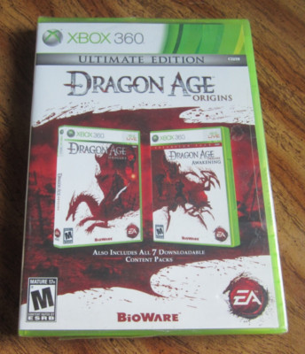Dragon Age: Origins - Ultimate Edition Xbox 360 Video Game NIB BRAND NEW