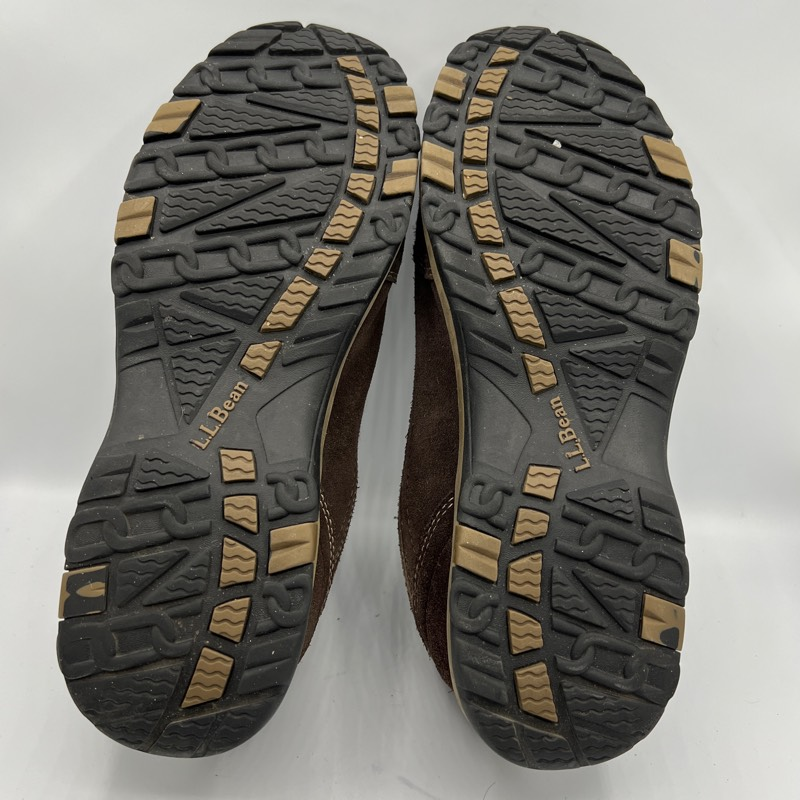 L.L. Bean Mens Tek 2.5 Casual Hiking Shoes Brown Leather  display picture 3