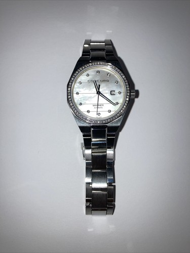 Concord Mariner Automatic Ladies Mother Of Pearl Dial Watch New Without Tags - Picture 5 of 8
