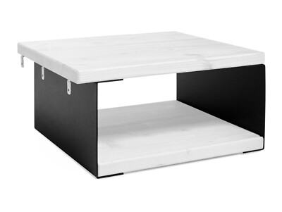 Nachtkommode Nachtkonsole Nako zum Einhängen Holz LUKY Massivholz Fichte Metall