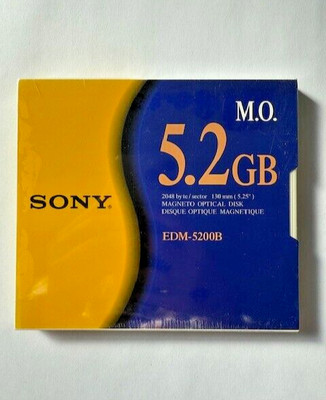 Sony M.O. Magneto Optical Disk EDM-5200B 5,2GB Neu, NOS