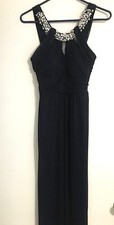 Women's City Triangles Navy Size 3 Long Evening Formal Bridesmaid Prom Gown