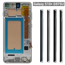 For Samsung Galaxy S10+ Digitizer OLED LCD Display Touch Screen Frame SM-G975U