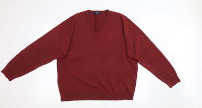 Mark Shale Herren Sweatshirt rot Acrylmischung Größe 2XL