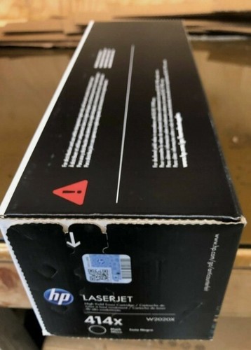 Genuine HP 414X W2020X BLACK Cartridge Brand New Factory Sealed Retail Box - Bild 4 von 4