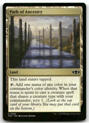 Path of Ancestry #382 MTG Tarkir Dragonstorm TDC NM X1