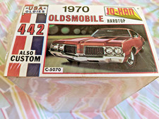  NIB "FACTORY-SEALED" VINTAGE JO-HAN 1970 OLDSMOBILE "442" Model Kit NIB 