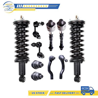 Struts For Frontier Pathfinder Xterra 05-12 Front Sway Links Tie Rods Ball Joint