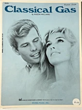 CLASSICAL GAS Sheet Music MIDNIGHT STRING QUARTET 1968 Mason Williams Pop #2 Hit
