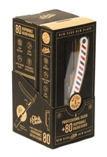Better Barber Razor plus 80 Disposable Razor Kit- White Disposable razor blades