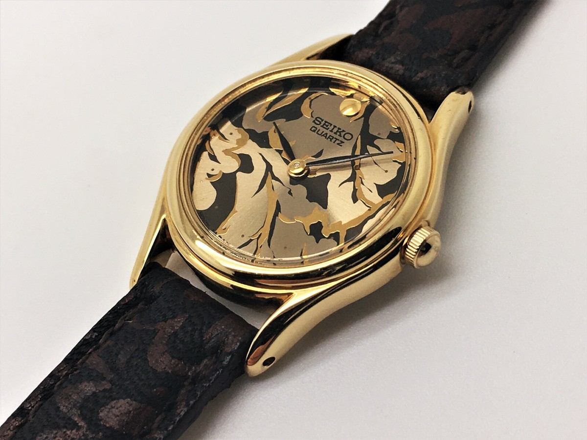 SEIKO LADIES 4N00-0608 NOT-WORKING VINTAGE BEAUTIFUL QUARTZ ANALOG