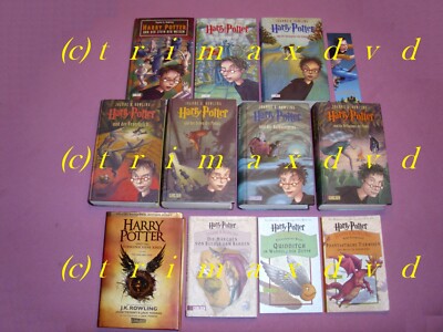 Harry Potter 1-7 & 4 Zusatzbücher + HP-Lesezeichen_ Die komplette Büchersammlung