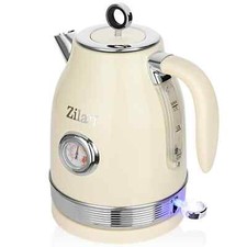 Retro Wasserkocher mit Thermometer 1,7 Liter ...