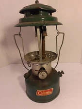 Vintage 1966 Coleman 220F Dual Mantle Camp Lantern Parts Sunshine Of The Night