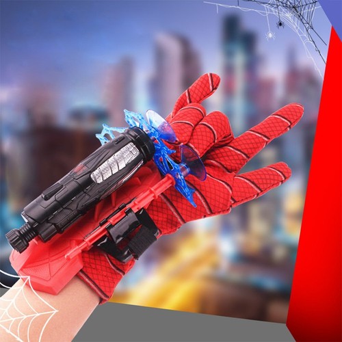 LaunchV$ Toy + FREE Spiderman Costume Gloves Spider-Man Web Shooter Dart Blaster - Picture 8 of 10