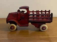 Cast Iron Stake Truck Vintage Toy AC Williams Hubley BA-98