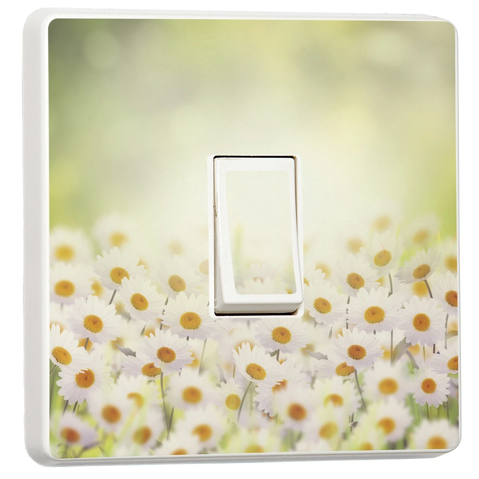 Schöne Blumen Und Schmetterlinge Design Einzel Lichtschalter Deckel Skin Sticker - Bild 2 von 3