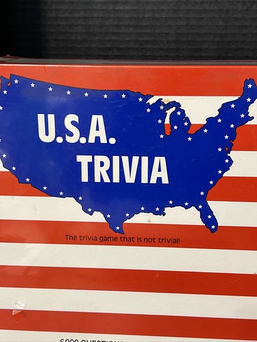 U.S.A. Trivia Boynton Board Game Vintage 80's Sealed /Patriotic - Picture 2 of 7