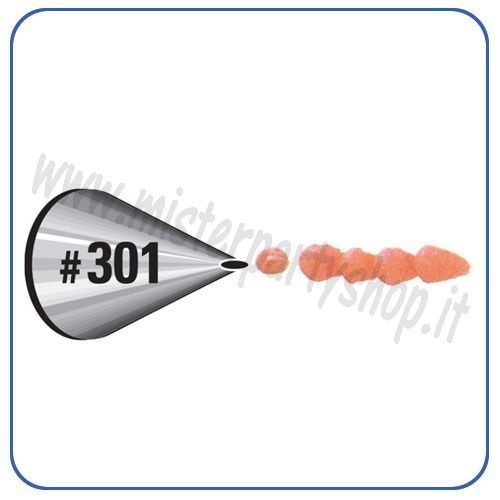Beccucci/Cornetti per Sac a Poche - Acciaio senza macchia WILTON #301