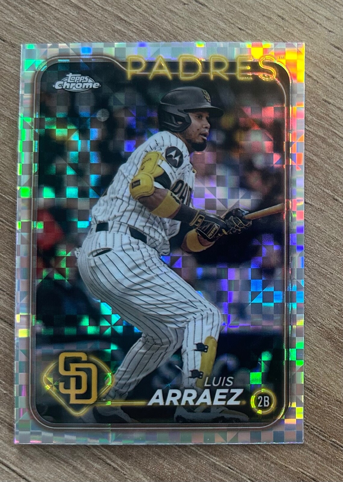 2024 Topps Chrome Update Luis Arraez X-Fractor Padres #USC100