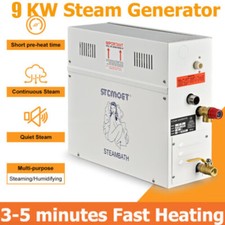 9KW Professional Steamer Machine Home Spa Steam Bath Sauna Body Generator SPA