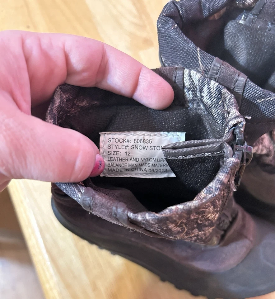 Botas de neve Itasca infantil juvenil inverno forro quente com cadarço tamanho 12 crianças - Imagem 4 de 4