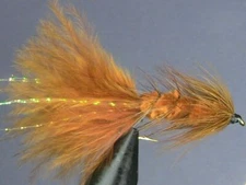 1 dozen (12) - Woolly Bugger - BROWN