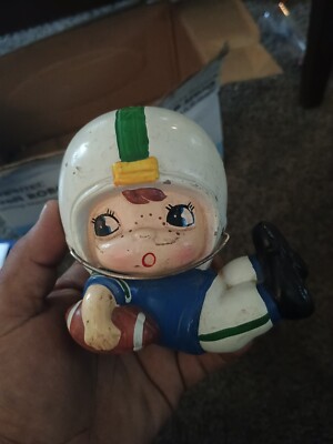 70's Ceramic Rugby Player Vintage Action Figures Modernized Safeguard