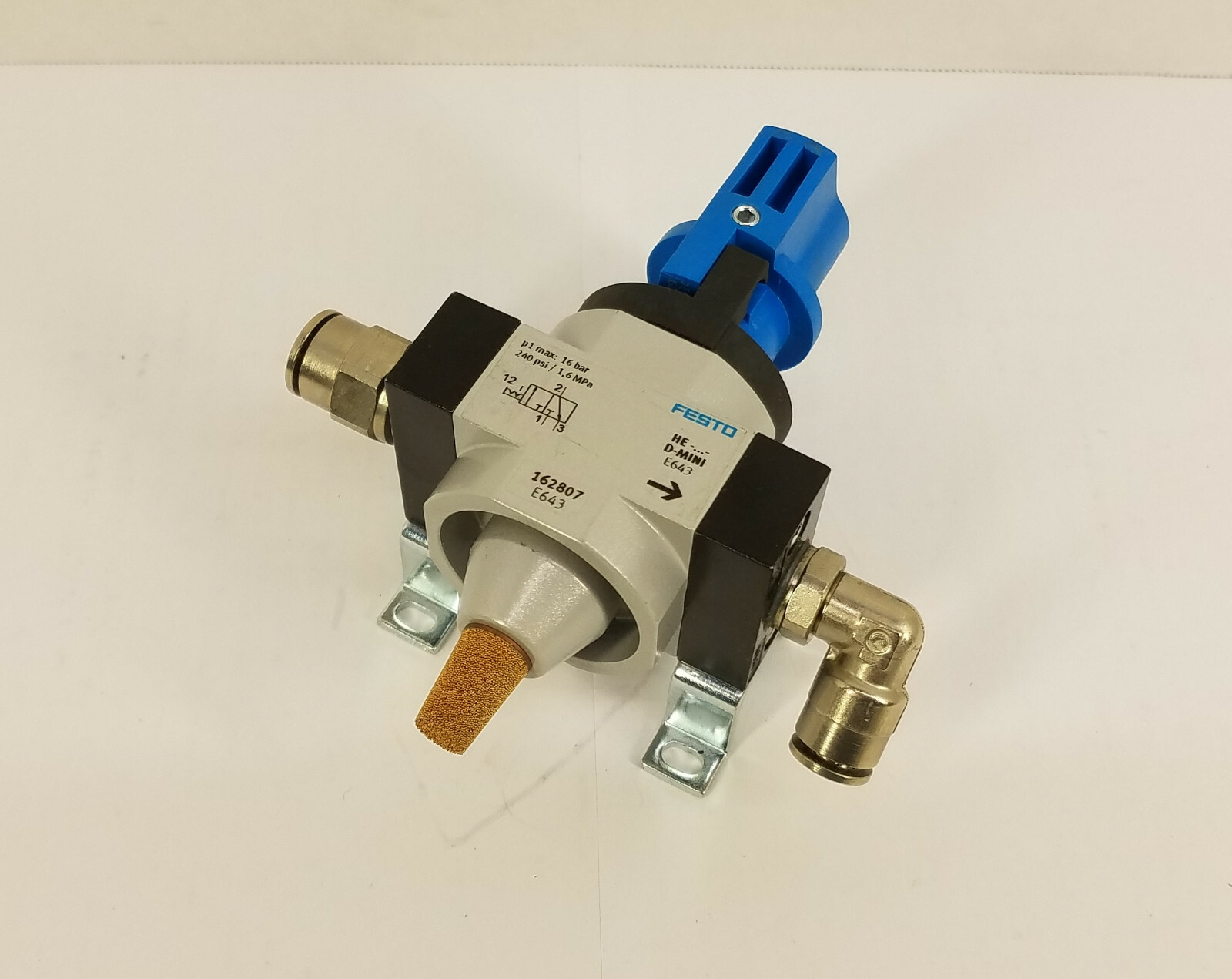 FESTO 162807 HE-1/4-D-MINI Shut Off Valve