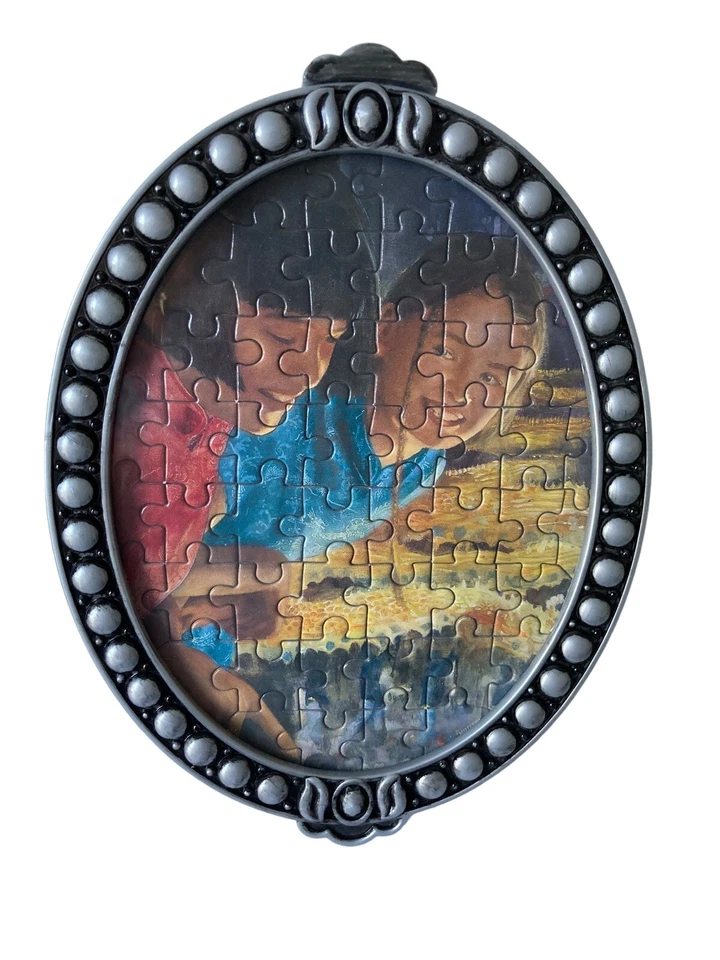 Juego de 3 rompecabezas coloridos de 50 piezas con marco American Girl JULIE Frame Foto 3 de 4