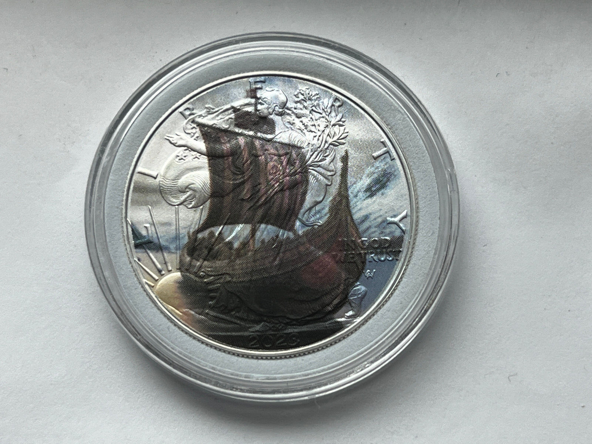 Viking Ship - American Silver Eagle 1oz .999 Limited Edition