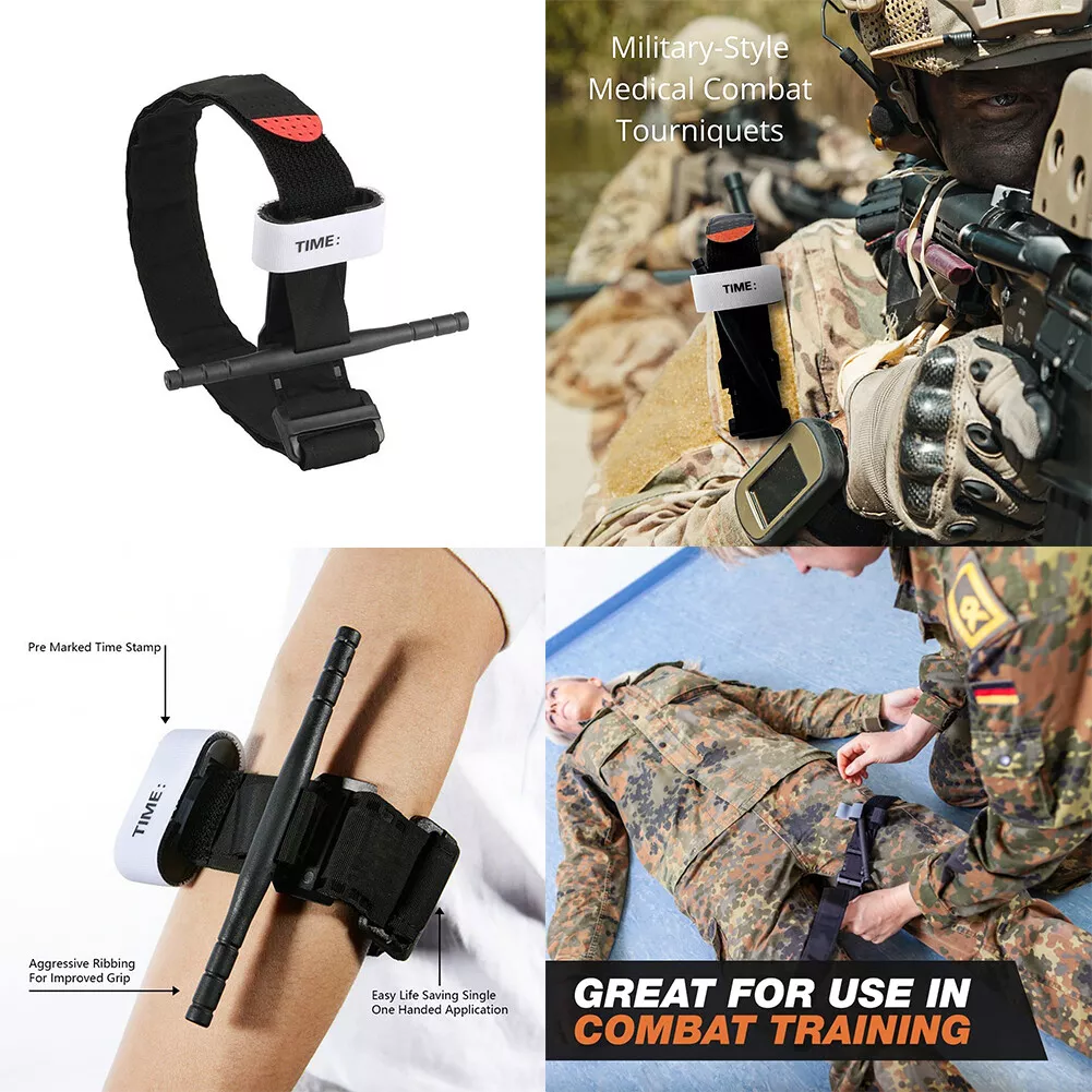 US 1 2 Pc Medical Military Rescue Spinning Tourniquet First Aid