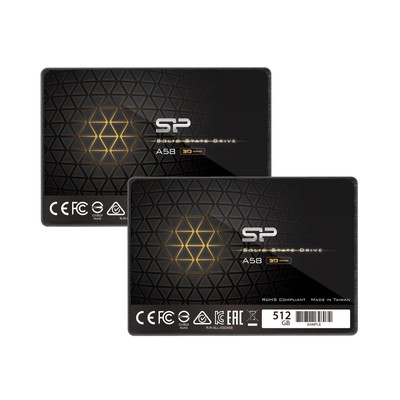 Silicon Power 2-Pack 512GB SSD 3D NAND A58 SLC Cache Performance Boost SATA I...