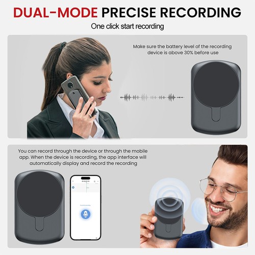 Magnetic Voice Recorder Support AI Voice Transcription Summarize, Call Recorder - Picture 14 of 29