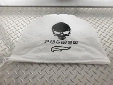 Fulmer Skull Motorcycle Helmet Bag WHITE