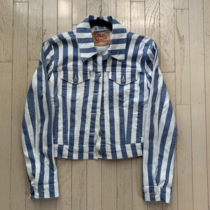 jaqueta listrada feminina