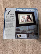 DIGITAL PHOTO FRAME Pandigital LCD 7-inch Black 128 MB PAN70-2 With REMOTE