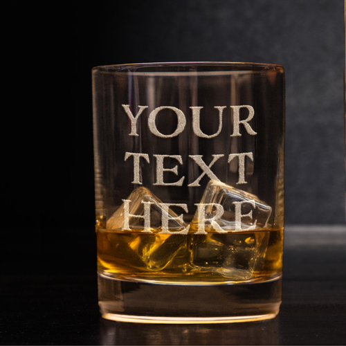 Personalized Whiskey Glass – Custom Text Old Fashioned Glasses – Whiskey Gift - Picture 6 of 8