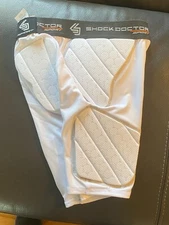 Shock Doctor Sports Youth Large 5 Pad protective shorts girdle White NEW SD7414